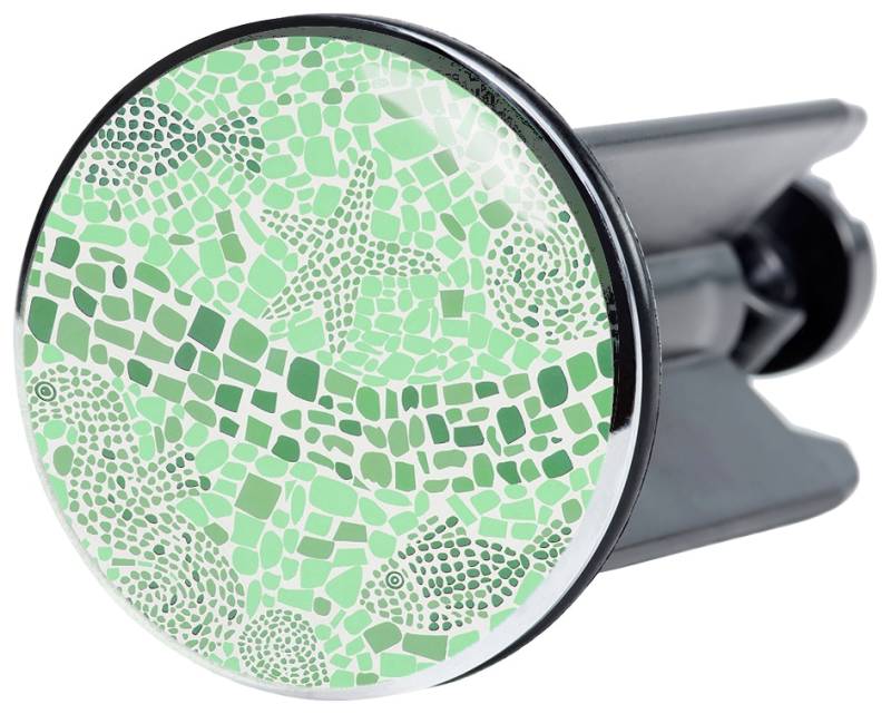 Sanilo Waschbeckenstöpsel »Mosaic World Green«, Ø 4 cm von Sanilo