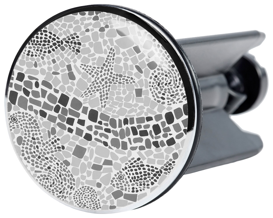 Sanilo Waschbeckenstöpsel »Mosaic World Grey«, Ø 4 cm Sanilo Waschbeckenstöpsel »Mosaic World Grey«, Ø 4 cm von Sanilo