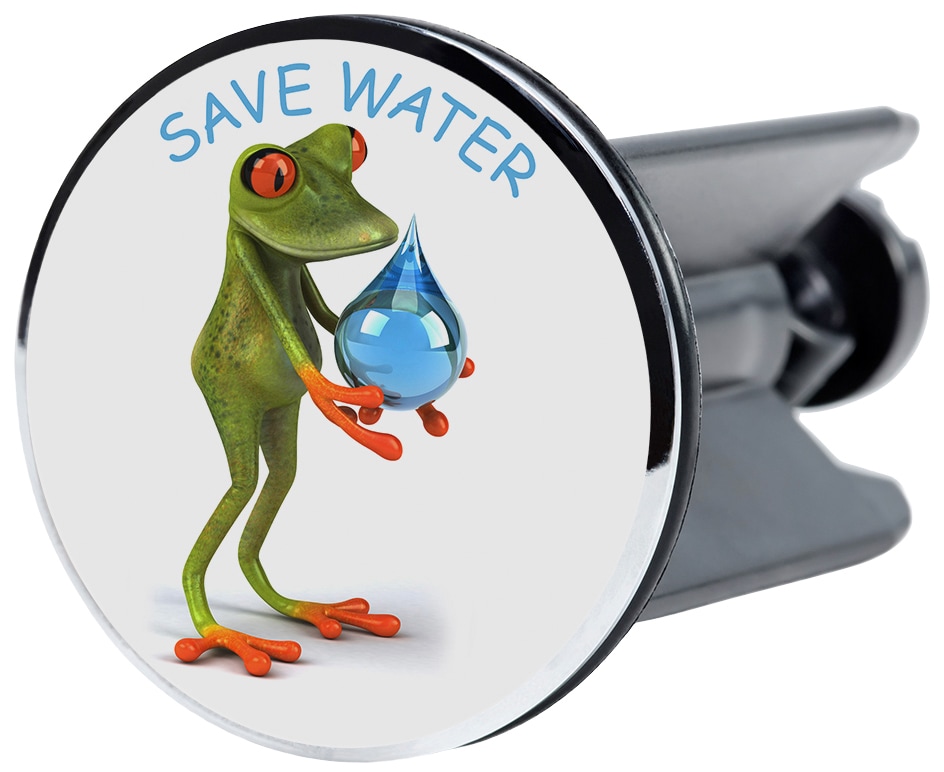 Sanilo Waschbeckenstöpsel »Save Water«, Ø 4 cm von Sanilo