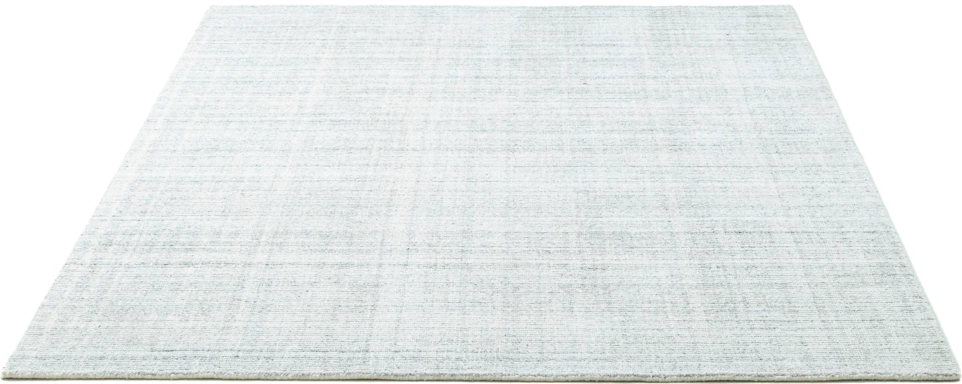 Sansibar Teppich »Tinnum Uni meliert«, rechteckig, meliert, 60% Wolle, handgearbeitet in aufwendiger Handloom-Technik von Sansibar