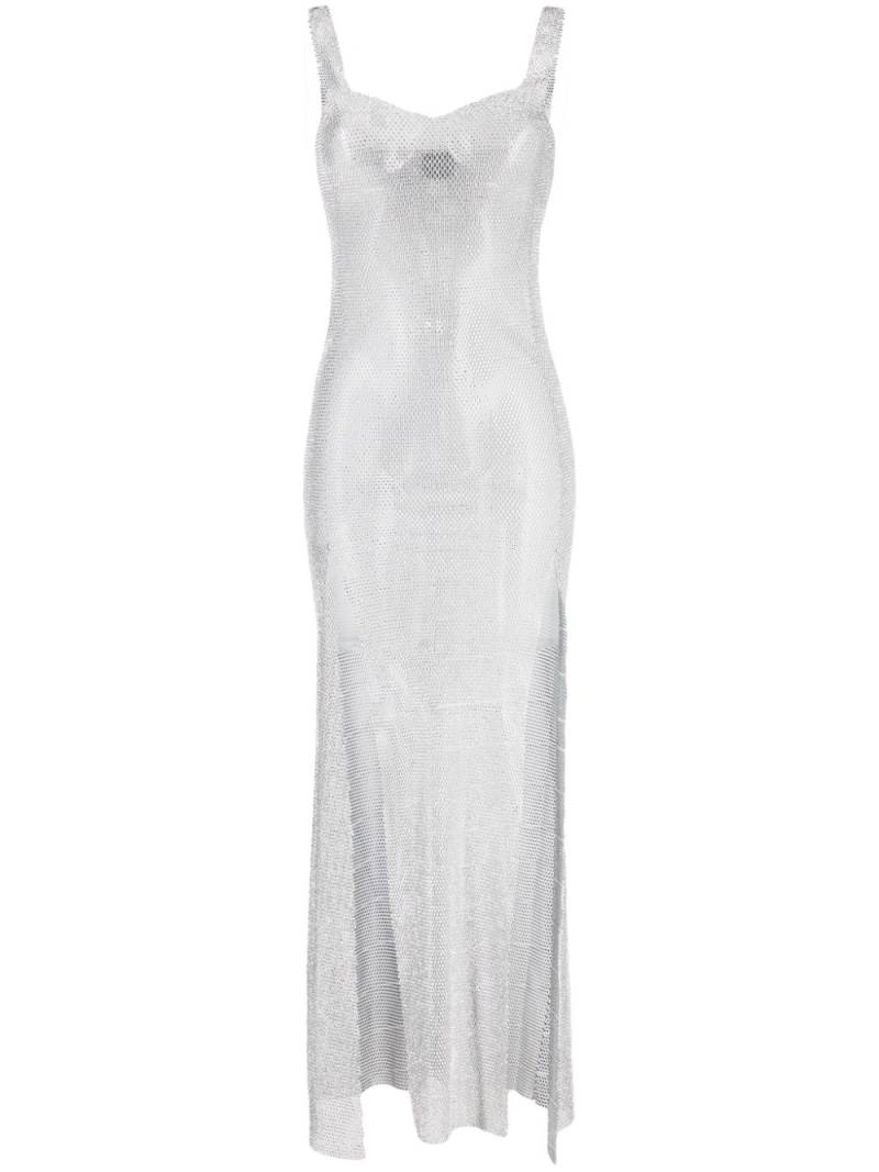 Santa Brands rhinestone-embellished sleeveless maxi dress - Silver von Santa Brands