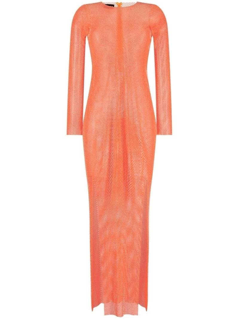 Santa Brands semi-sheer dress - Orange von Santa Brands