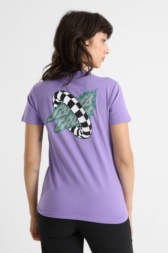 Santa Cruz Goal Flame T-Shirt | Meta Mauve | Damen  | L von Santa Cruz