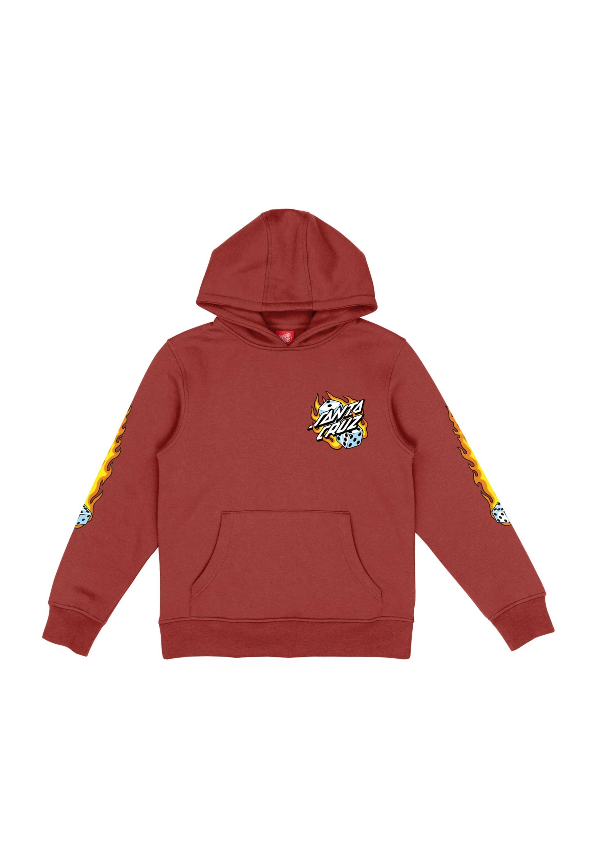 Santa Cruz Kapuzensweatshirt »YOUTH FLAMING DICE DOT HOOD« Santa Cruz Kapuzensweatshirt »YOUTH FLAMING DICE DOT HOOD« von Santa Cruz
