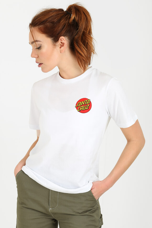 Santa Cruz T-Shirt | Weiss | Damen  | M von Santa Cruz