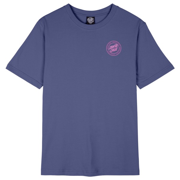 Santa Cruz - Women's Check Outline Ringed Dot - T-Shirt Gr 10 blau von Santa Cruz