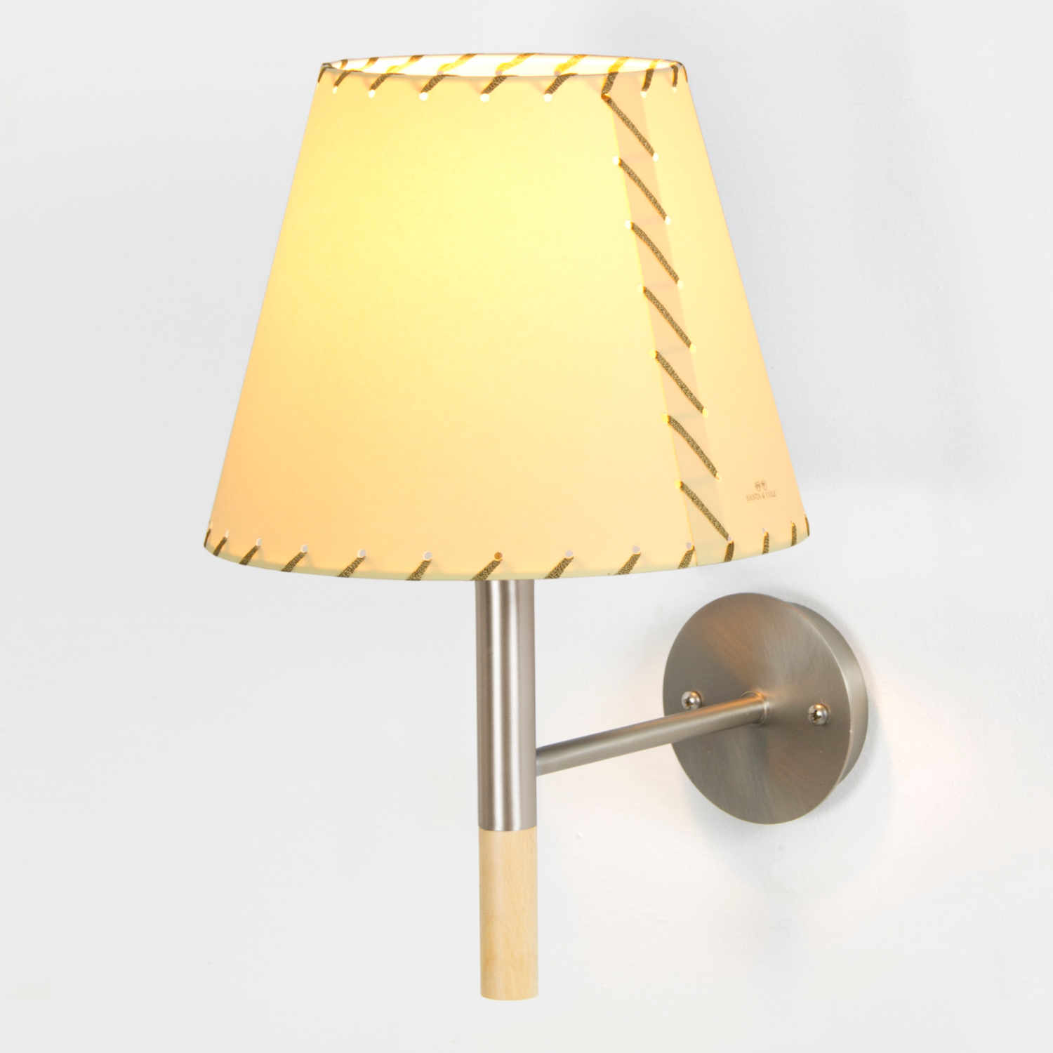 BC2 LED Wandleuchte, Lampenschirm beige BC2 LED Wandleuchte, Lampenschirm beige von Santa & Cole