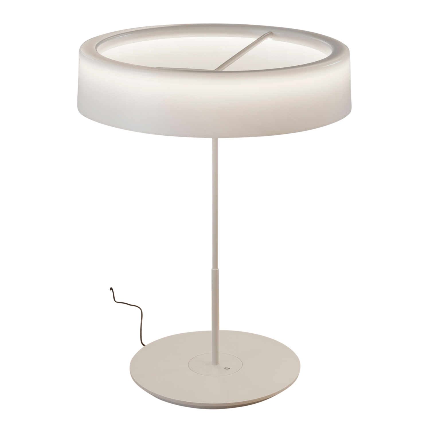 Sin L LED Tischleuchte, Lampenschirm opal, weiss, Struktur weiss Sin L LED Tischleuchte, Lampenschirm opal, weiss, Struktur weiss von Santa & Cole