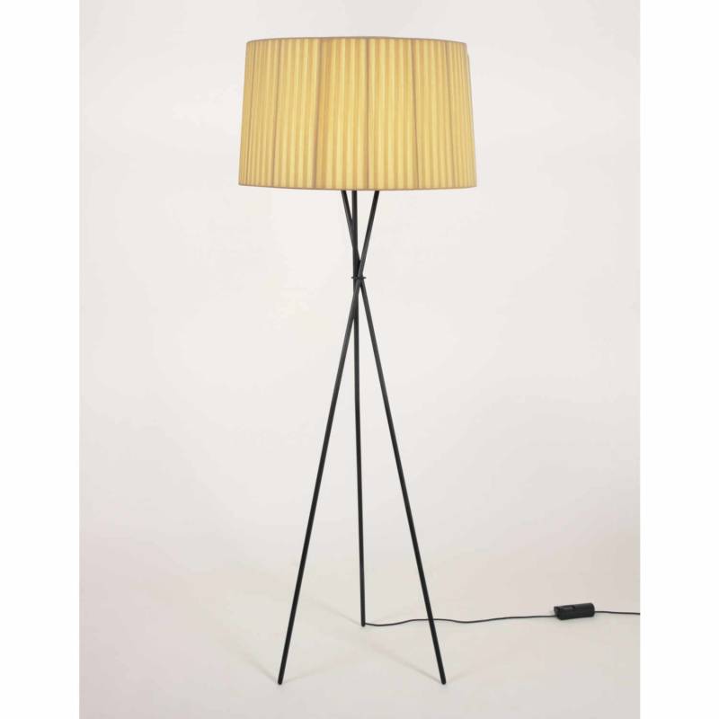 Tripode G5 LED Stehleuchte, Lampenschirm natur von Santa & Cole