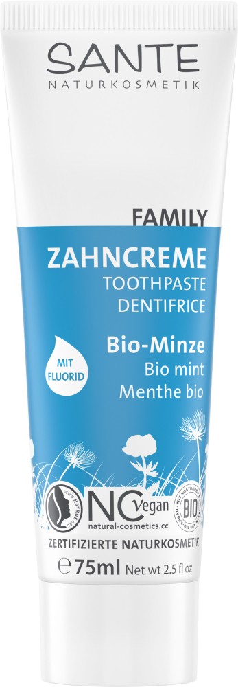 Sante - Fam. Zahncreme Minze mit Fluor von Sante