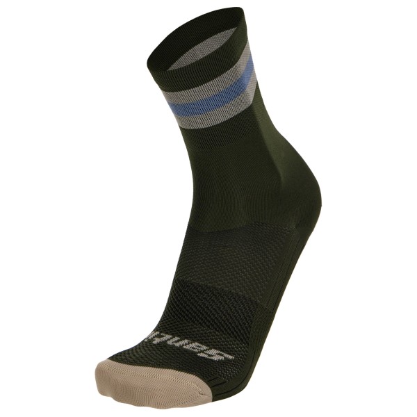 Santini - Bengal High Profile Socks - Velosocken Gr 36-39 - XS/S oliv von Santini