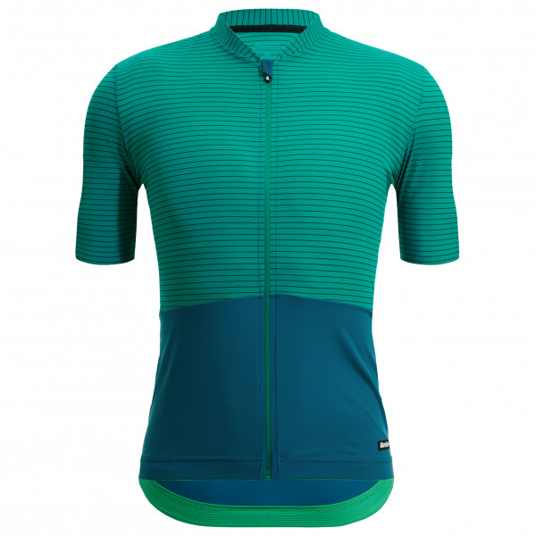 Santini - Colore Riga Jersey - Velotrikot Gr 3XL;L;M;XL blau;türkis von Santini