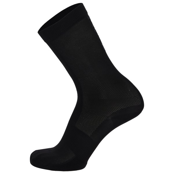 Santini - Cycling High Socks Q-Skin Puro - Velosocken Gr M/L - 40-43 schwarz von Santini