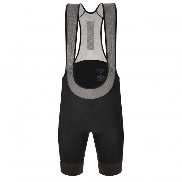 Santini - Karma Delta Bib Shorts - Velohose Gr M schwarz/grau von Santini