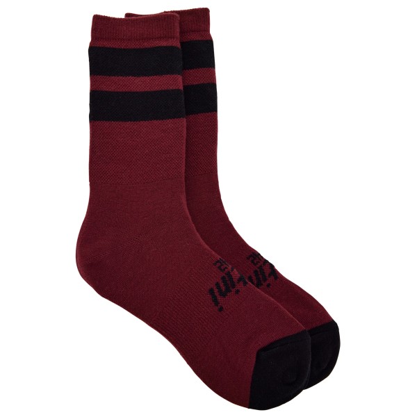 Santini - Riga Wool High Profile Socks - Velosocken Gr M;XL;XS oliv;rot;schwarz von Santini