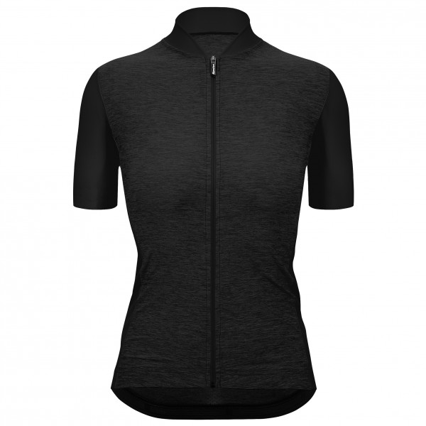 Santini - Women's Colore Puro Jersey - Velotrikot Gr L schwarz von Santini