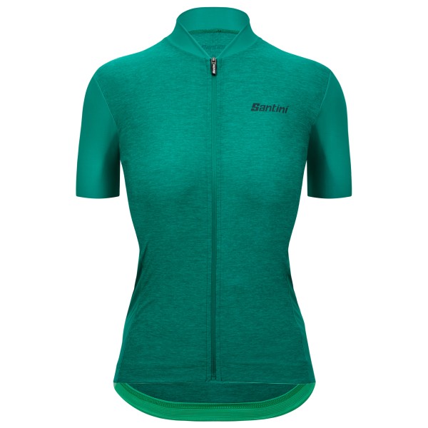 Santini - Women's Colore Puro Jersey - Velotrikot Gr M grün/türkis von Santini