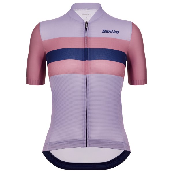 Santini - Women's Eco Sleek Bengal - Velotrikot Gr L;M;S;XL;XS grau;lila von Santini