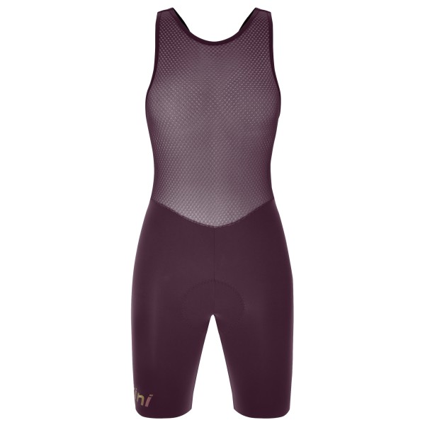 Santini - Women's Unico Bib Shorts - Velohose Gr L lila von Santini