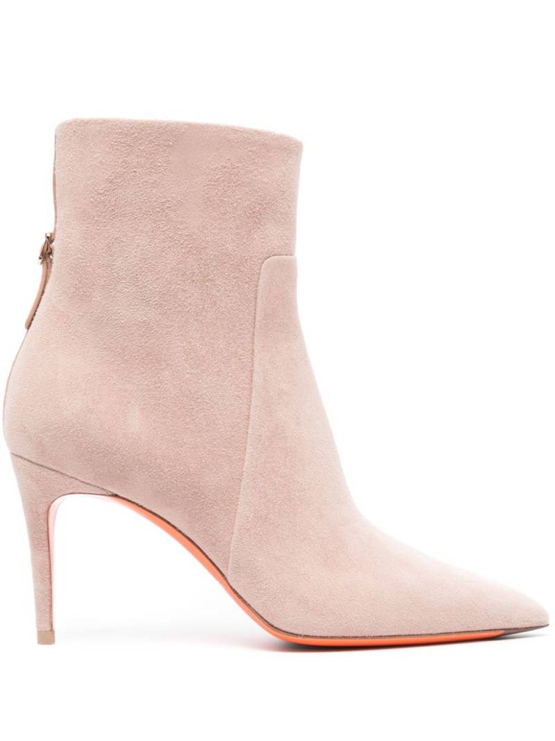 Santoni 65mm suede ankle boots - Pink von Santoni