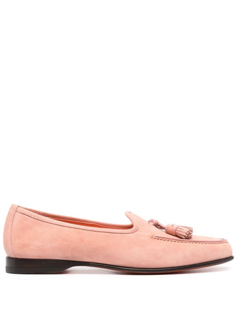 Santoni Andrea suede loafers - Pink von Santoni