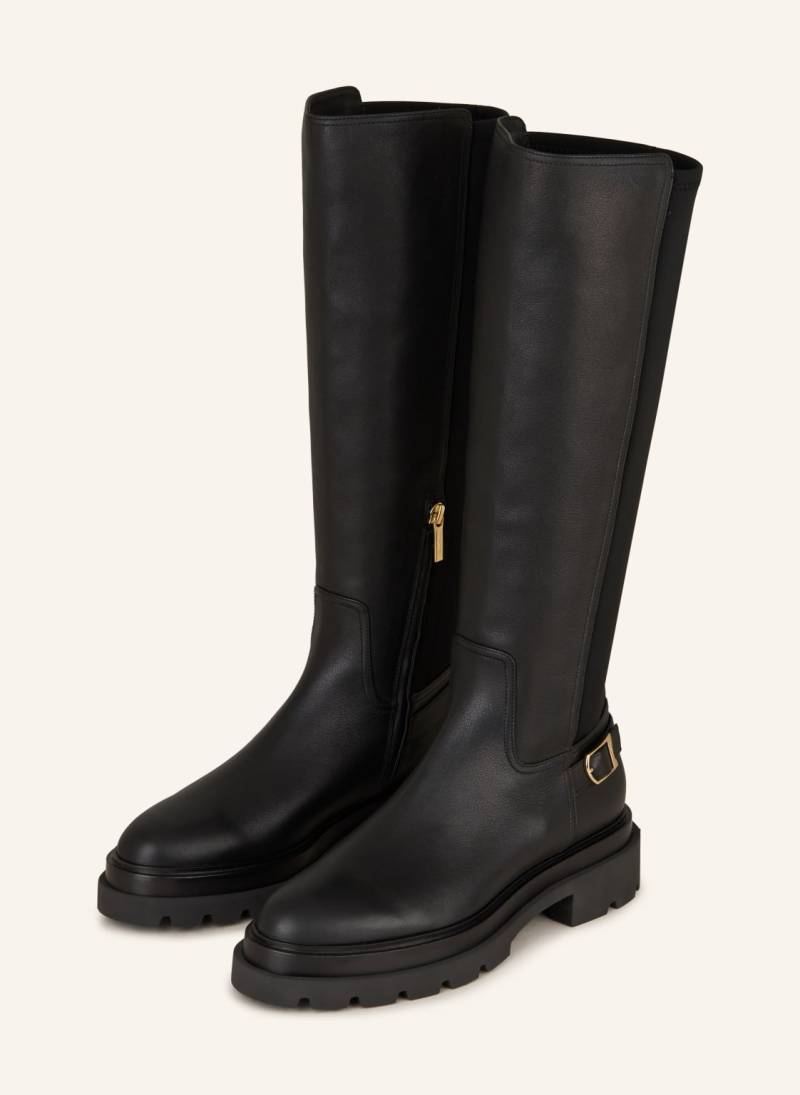 Santoni Boots Erinbostr schwarz von Santoni