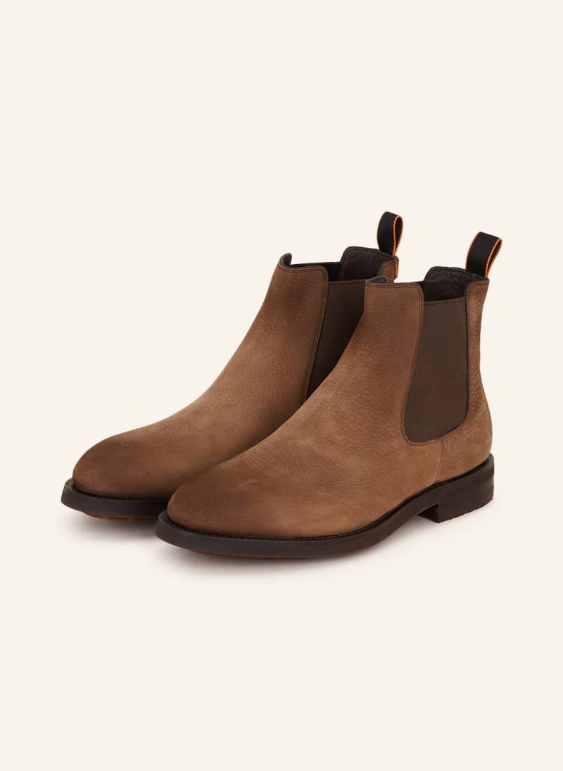 Santoni Chelsea-Boots Enver braun von Santoni