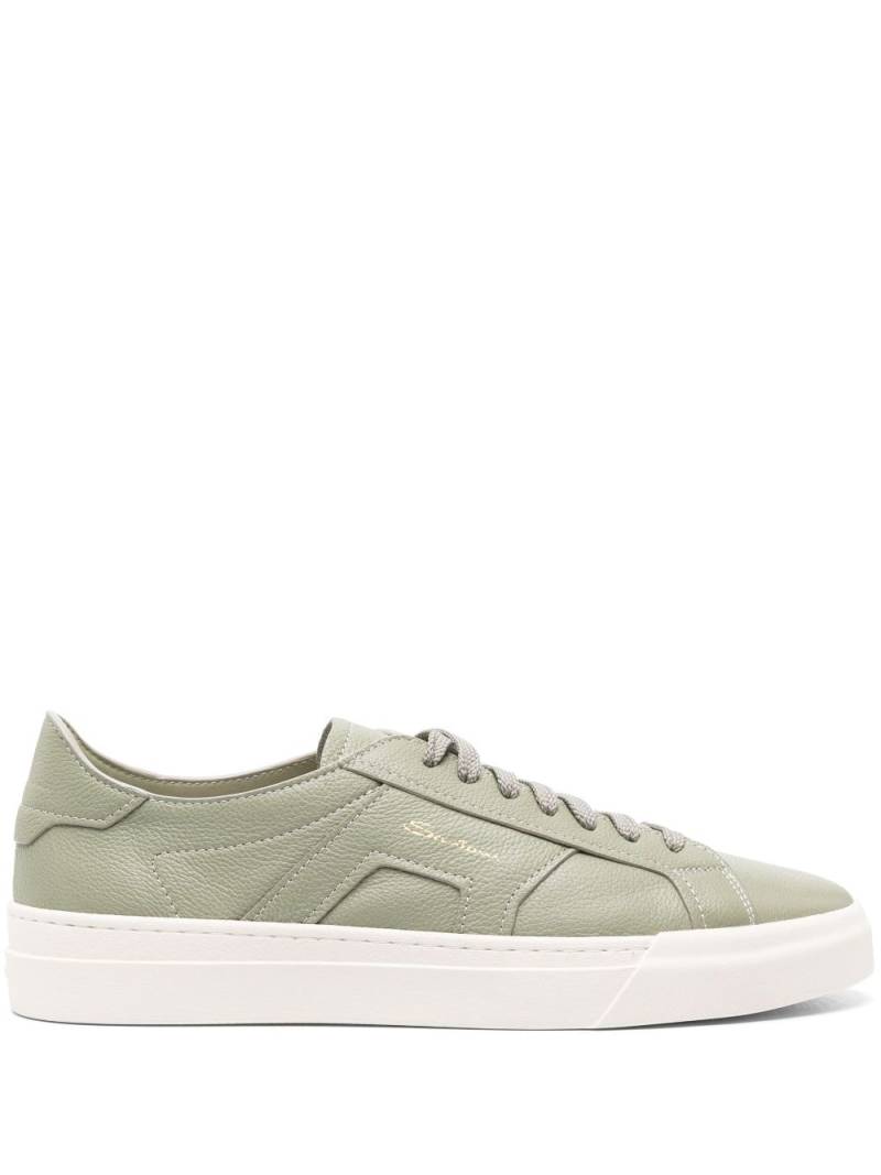 Santoni DBS leather sneakers - Green von Santoni