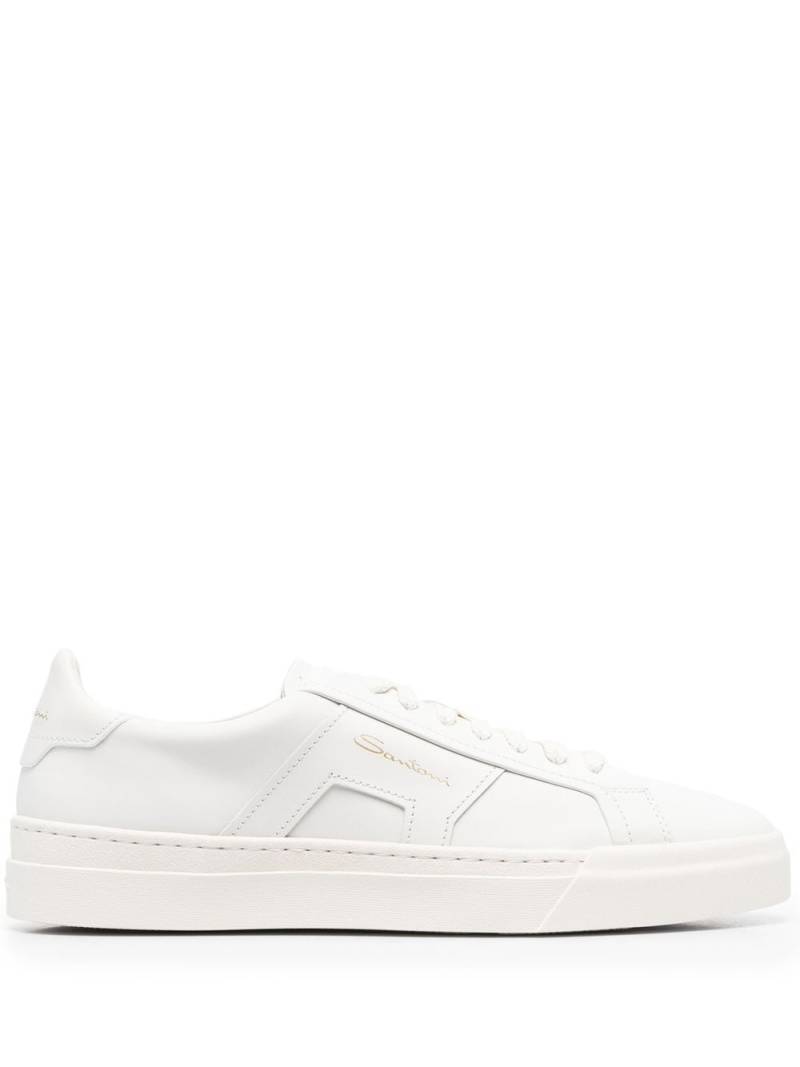 Santoni Double Buckle low-top sneakers - White von Santoni