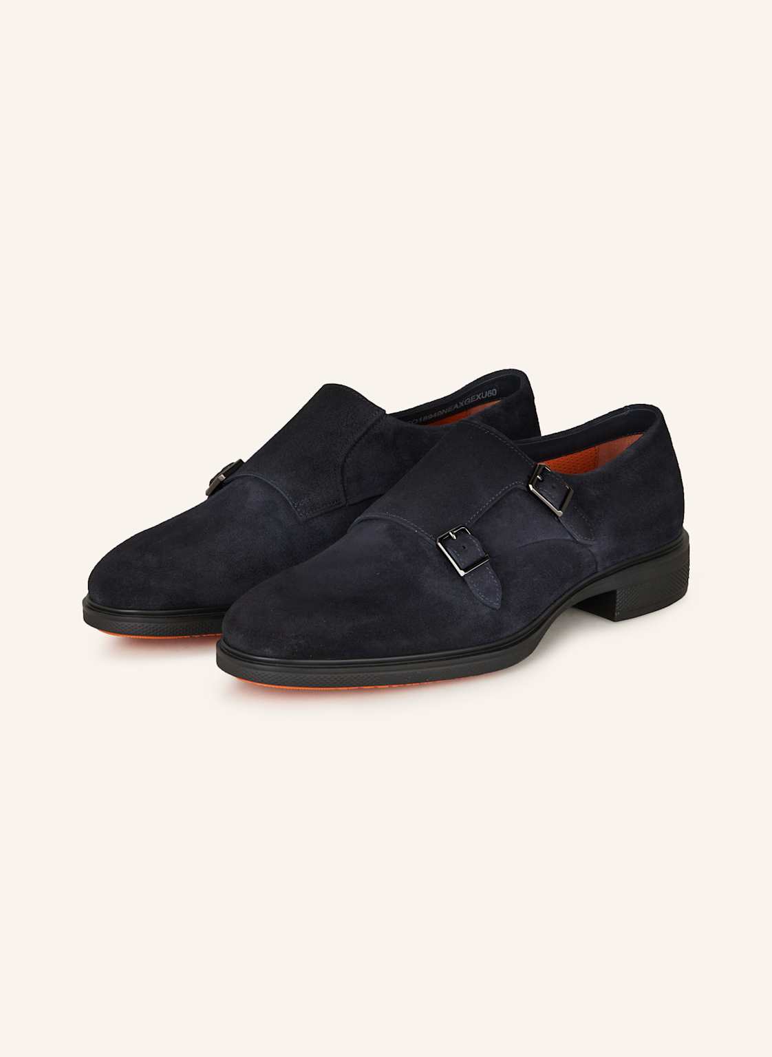 Santoni Double-Monks Easy blau von Santoni