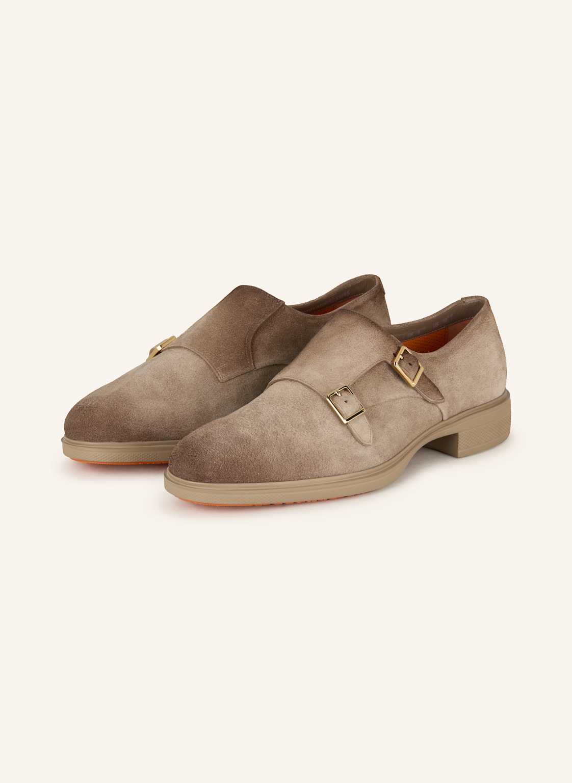 Santoni Double-Monks braun von Santoni