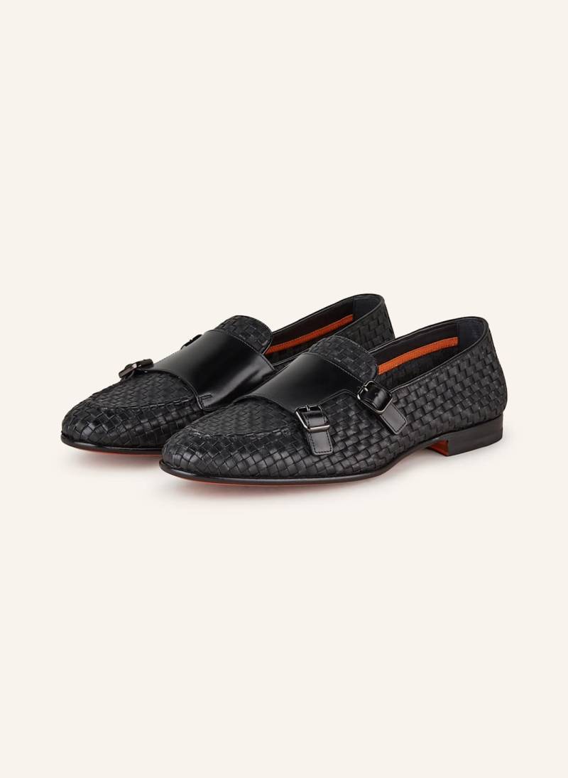 Santoni Double-Monks schwarz von Santoni