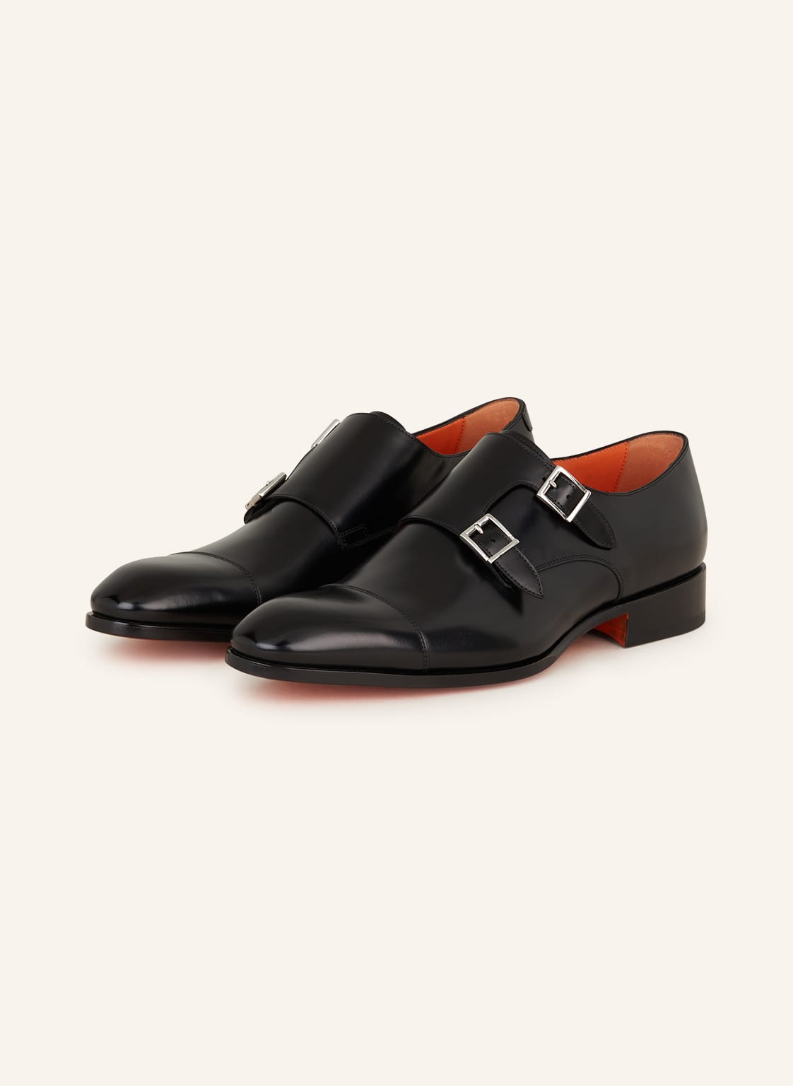 Santoni Double-Monks schwarz von Santoni