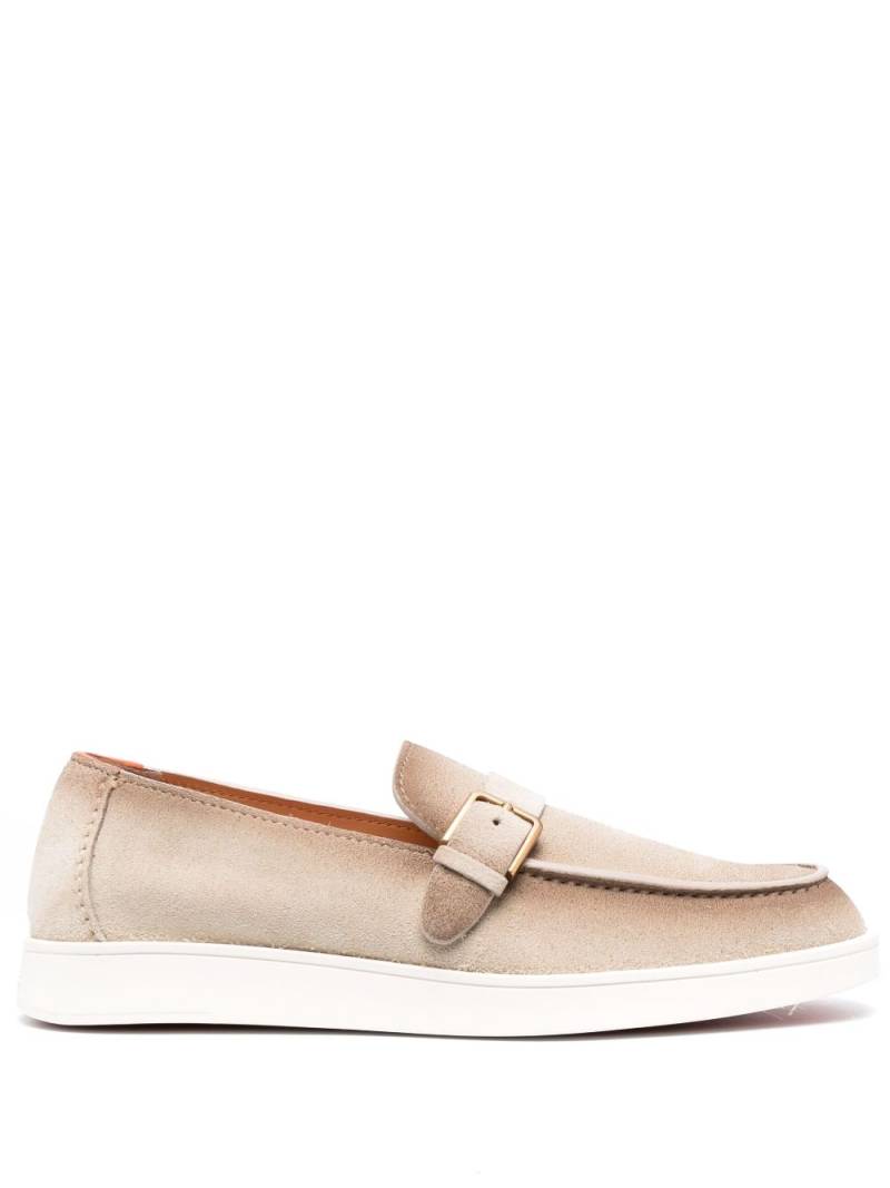 Santoni Dread suede loafers - Neutrals von Santoni