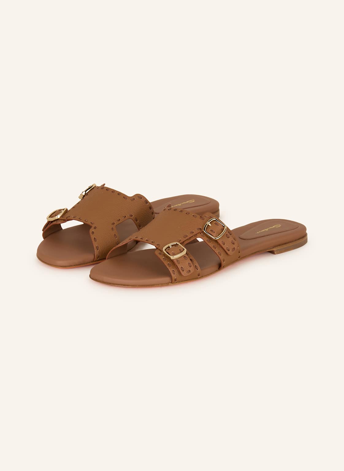 Santoni Pantoletten braun Santoni Pantoletten braun von Santoni