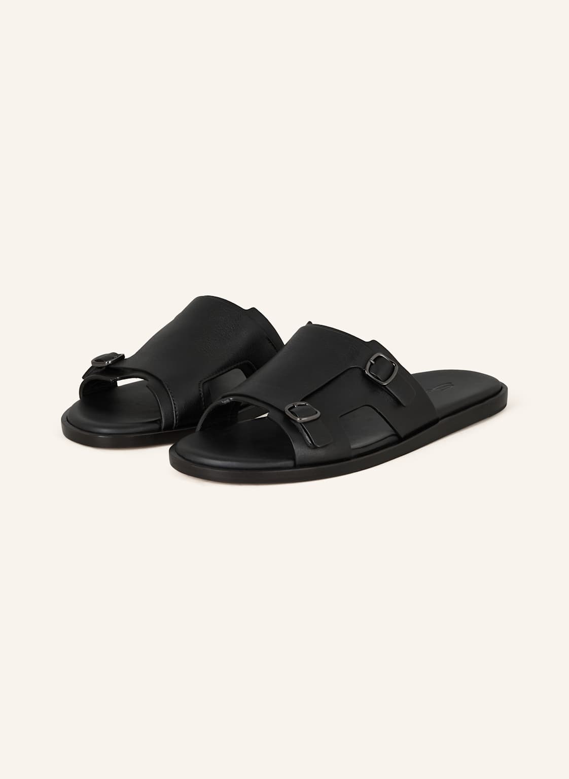 Santoni Pantoletten schwarz Santoni Pantoletten schwarz von Santoni