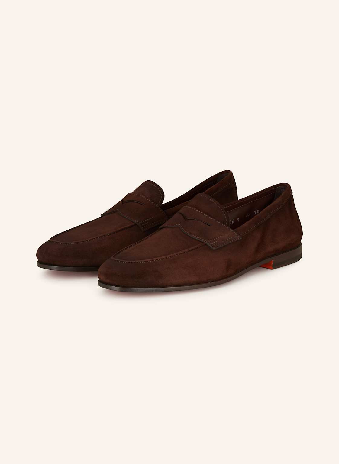 Santoni Penny-Loafer Carlos braun von Santoni