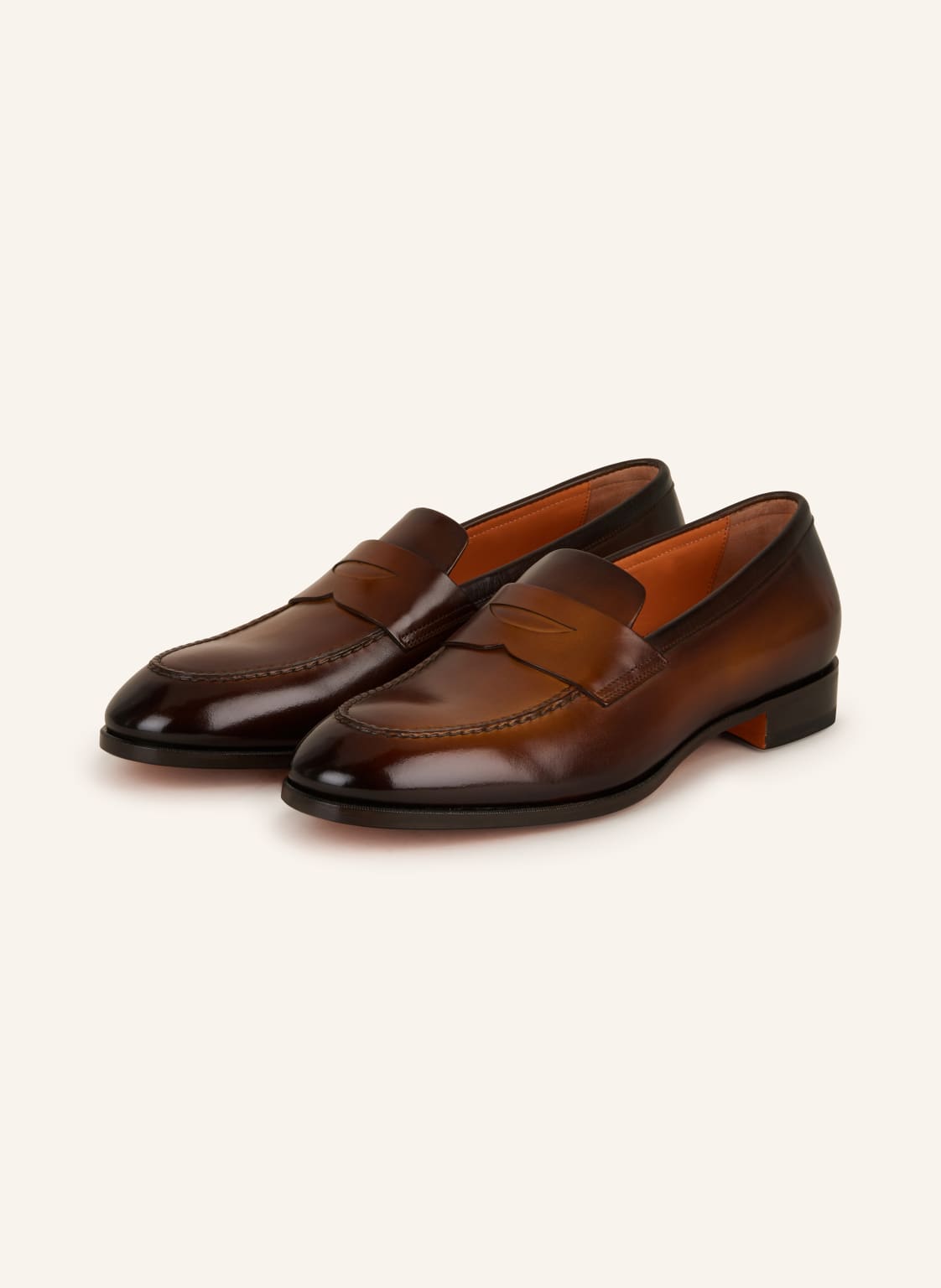 Santoni Penny-Loafer Justin braun Santoni Penny-Loafer Justin braun von Santoni
