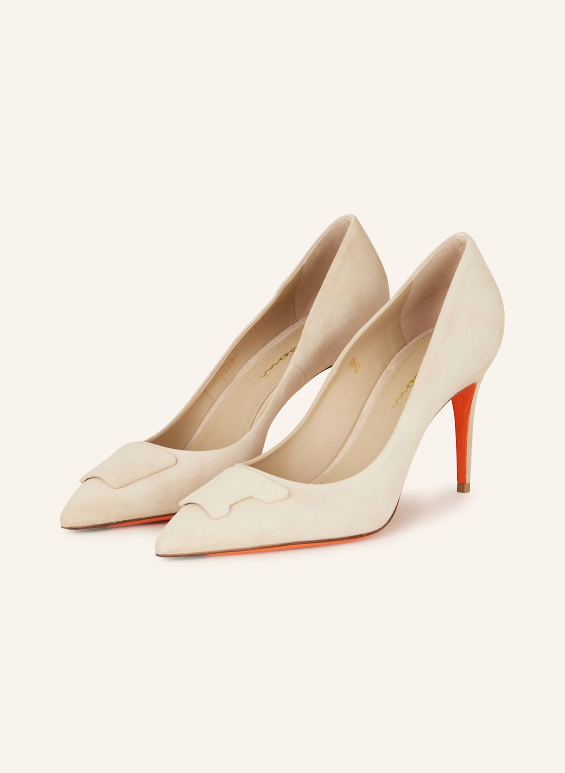 Santoni Pumps beige von Santoni