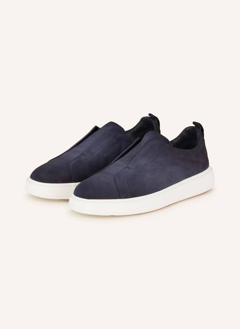 Santoni Slip-On-Sneaker Victory blau von Santoni