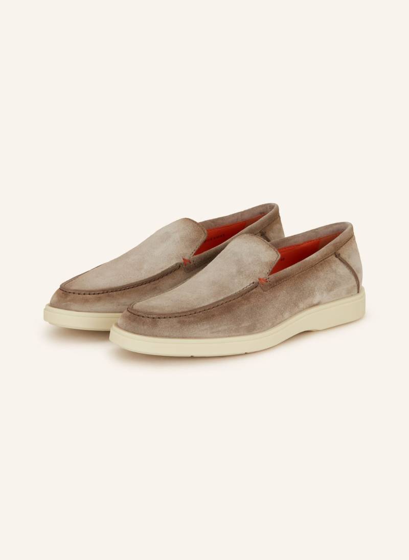 Santoni Slipper Botanist grau von Santoni