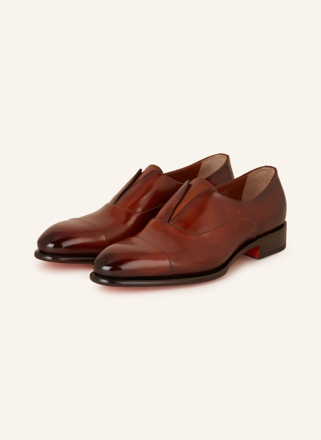 Santoni Slipper Carter braun von Santoni