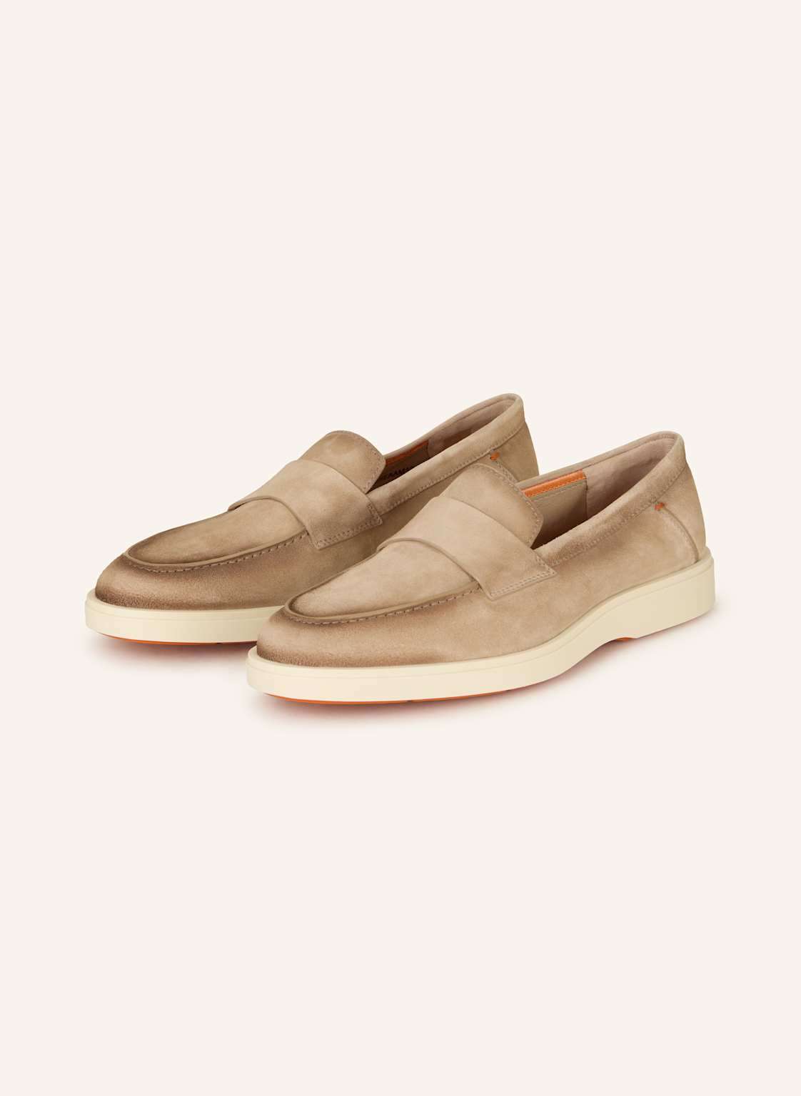 Santoni Slipper Revolve braun von Santoni