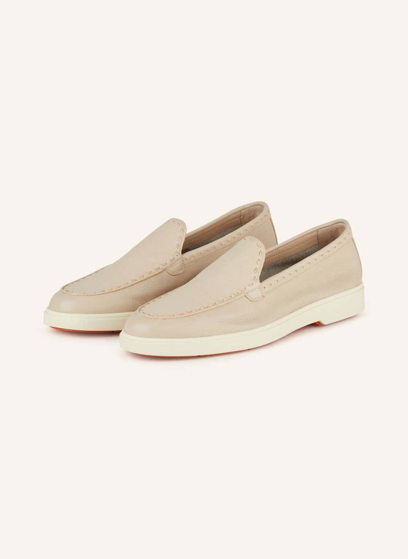 Santoni Slipper Yalta beige von Santoni