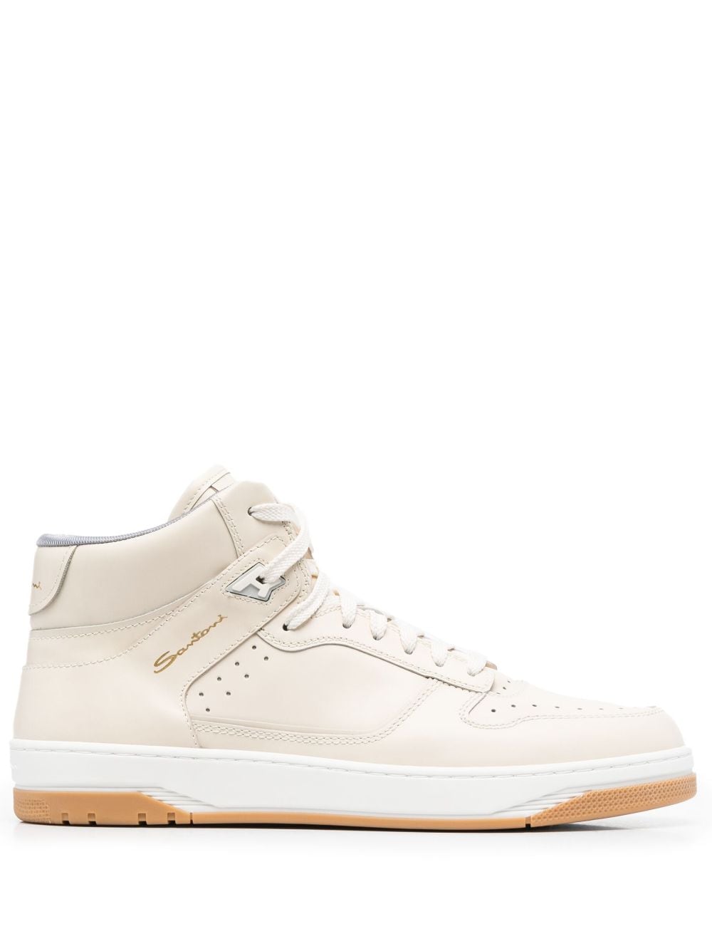 Santoni Sneak-Air high-top sneakers - Neutrals von Santoni