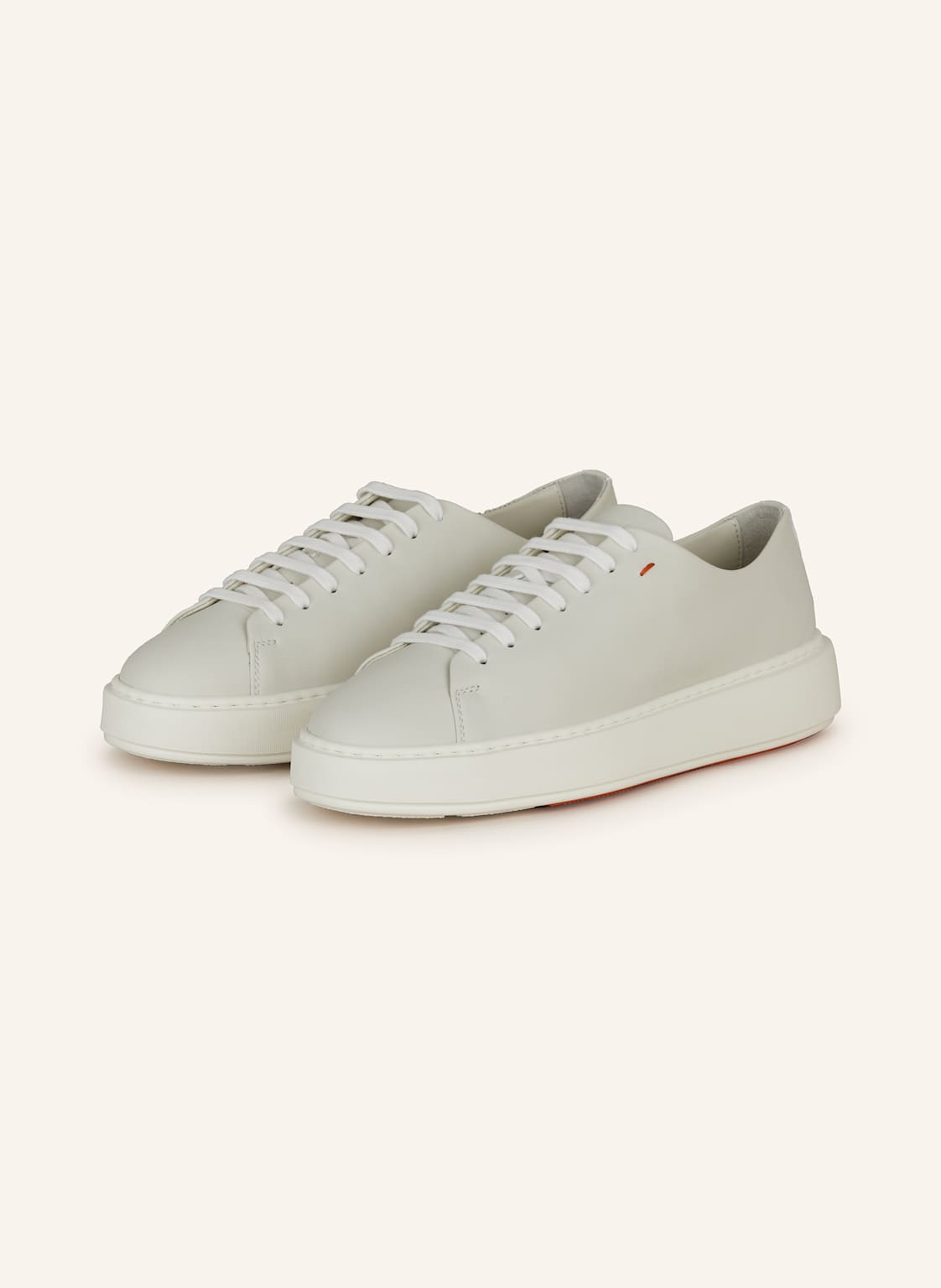 Santoni Sneaker Fuzz weiss Santoni Sneaker Fuzz weiss von Santoni