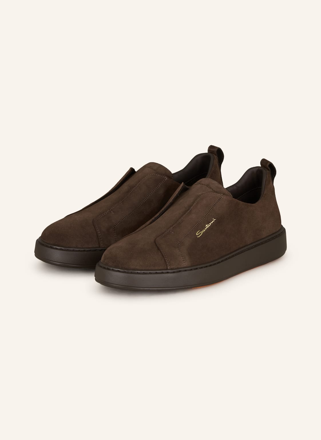 Santoni Sneaker Victory braun von Santoni