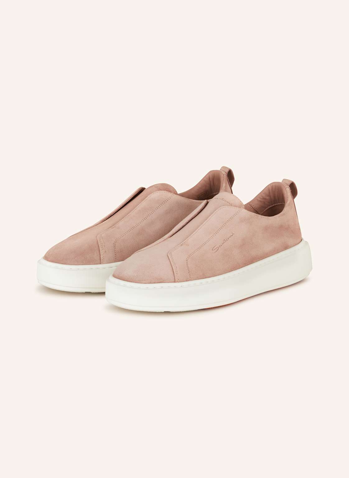 Santoni Sneaker Victory rosa von Santoni