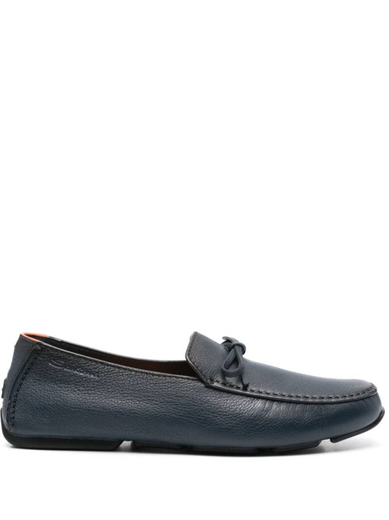 Santoni bow loafers - Blue von Santoni