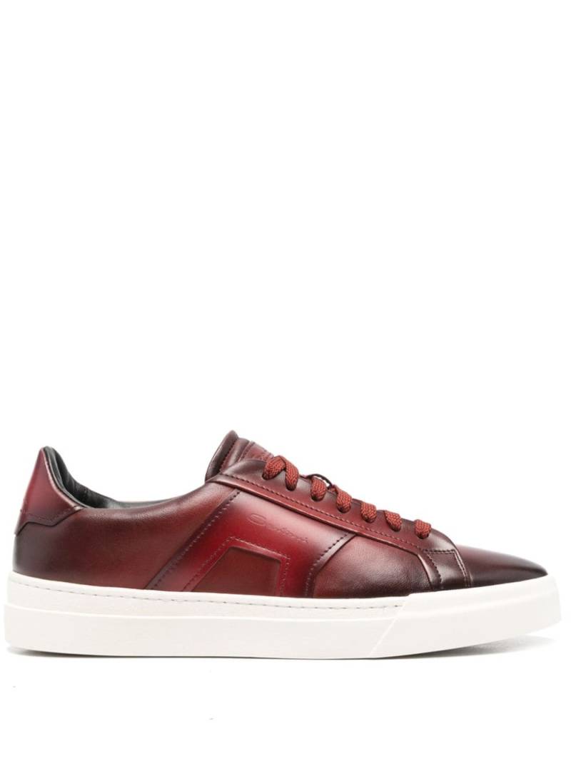 Santoni gradient-effect sneakers - Red von Santoni